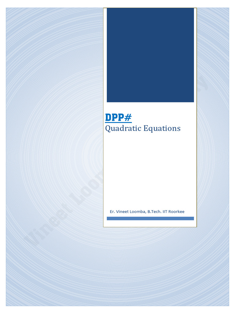 DPP-5 Location of Roots 1766755147675 | PDF