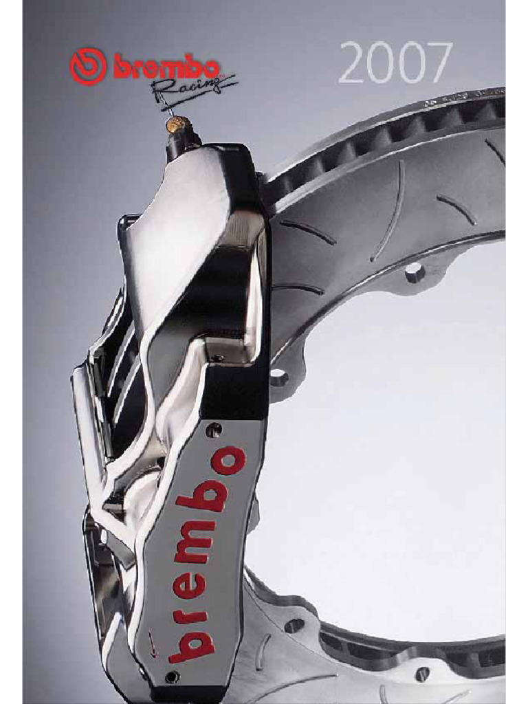 Brembo Racing Brake System Installation Guide | PDF | Brake | Pipe ...