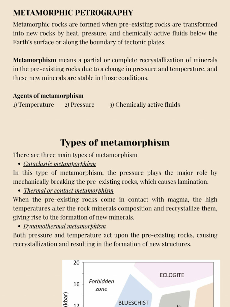 Metamorphic Rocks | PDF