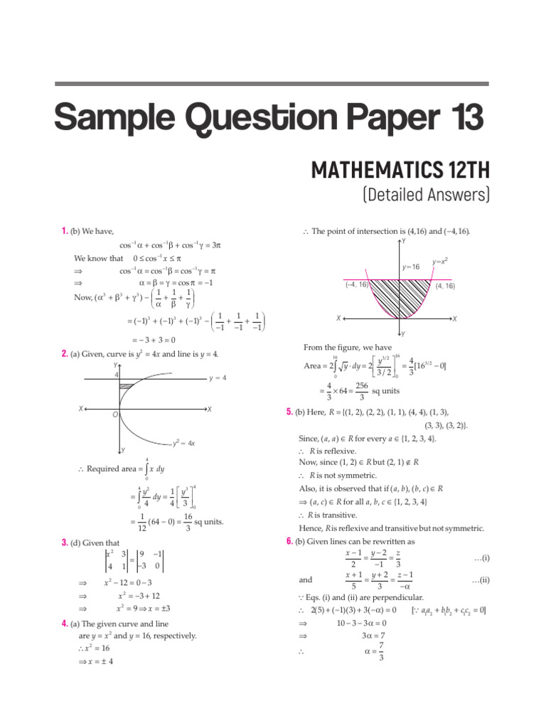 Mathematics Concepts and Solutions Guide | PDF | Analysis ...