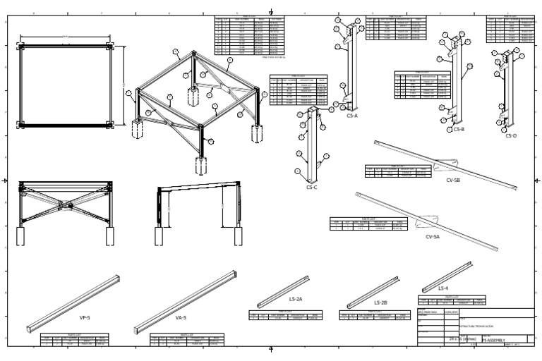 Comprehensive Parts List for Structure | PDF