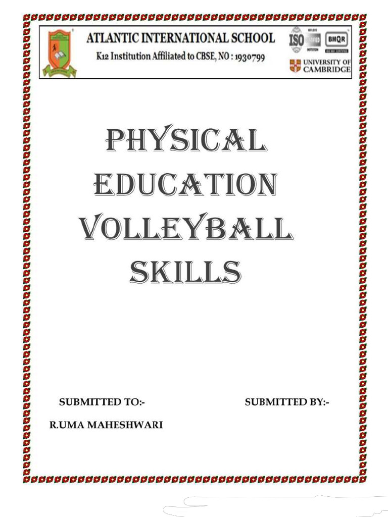 Physical Education Volleyball Project 2026 | PDF