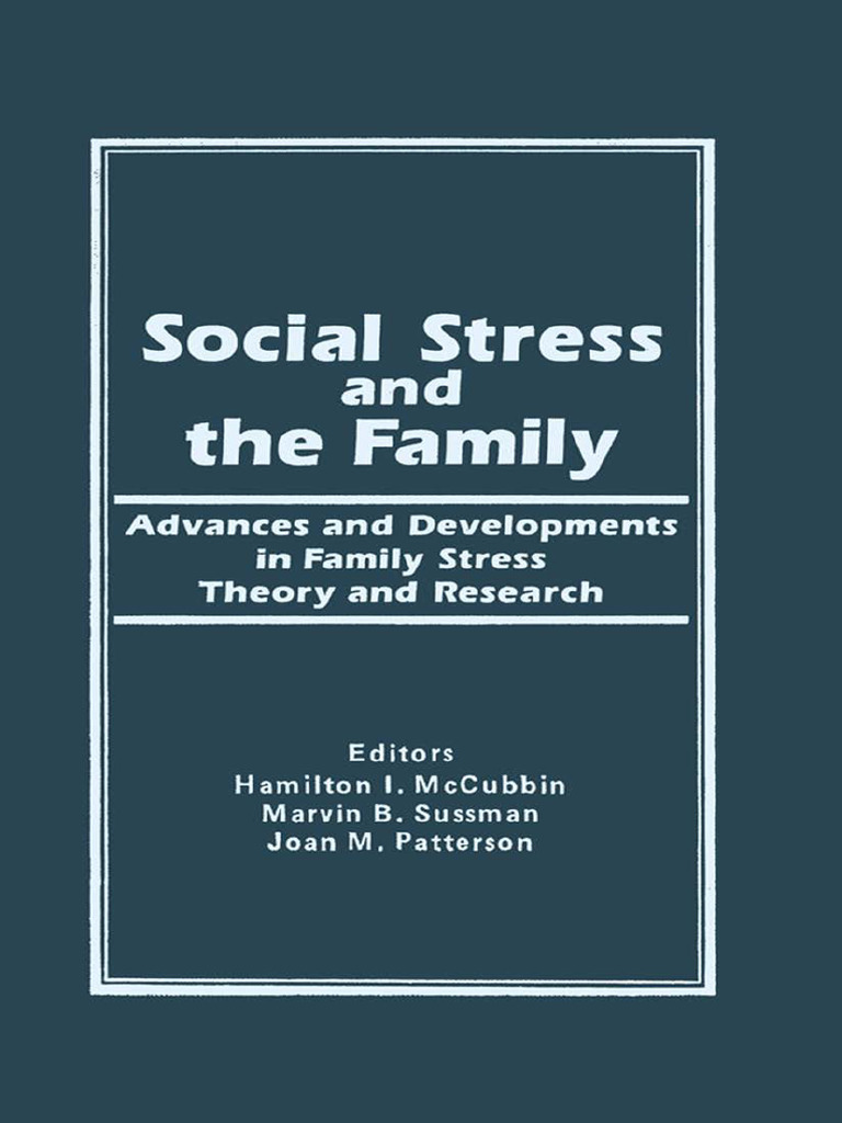 Family Stress Theory Advances | PDF | Social Support | Stress (Biology)