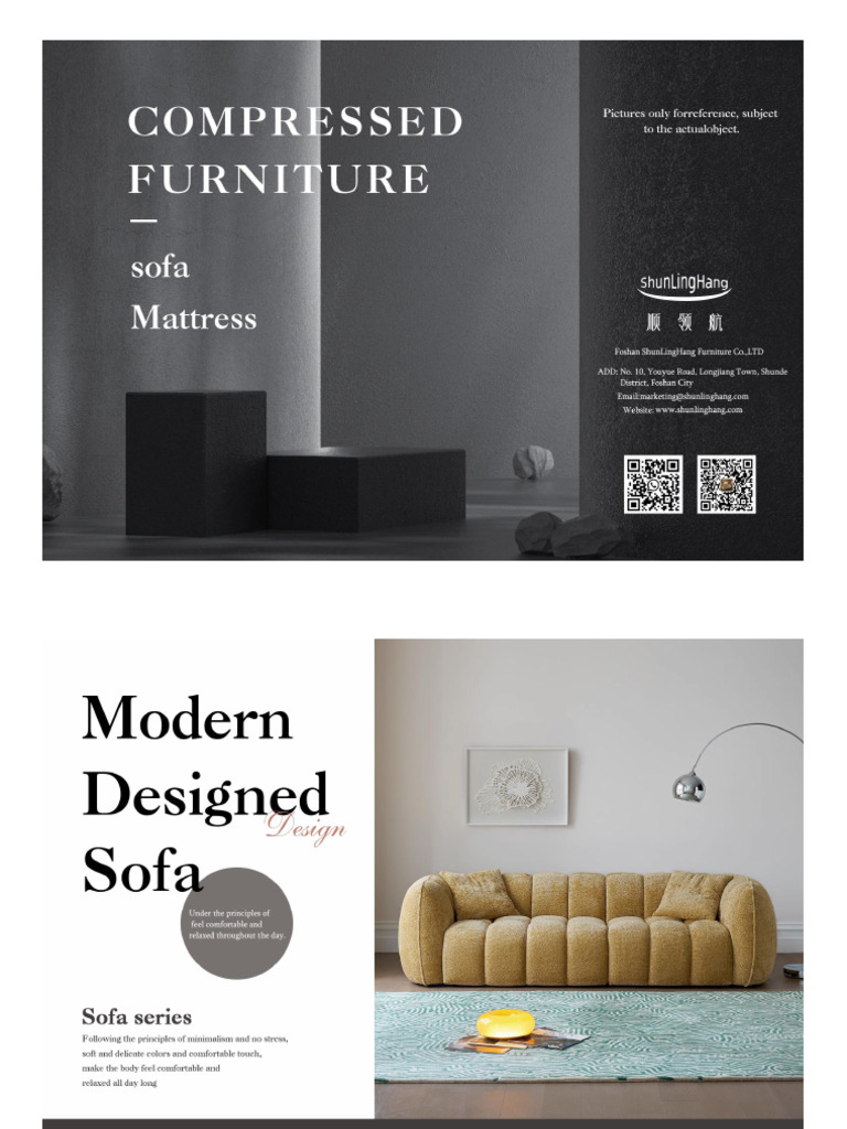 SLH Compressed Sofa Catalog | PDF