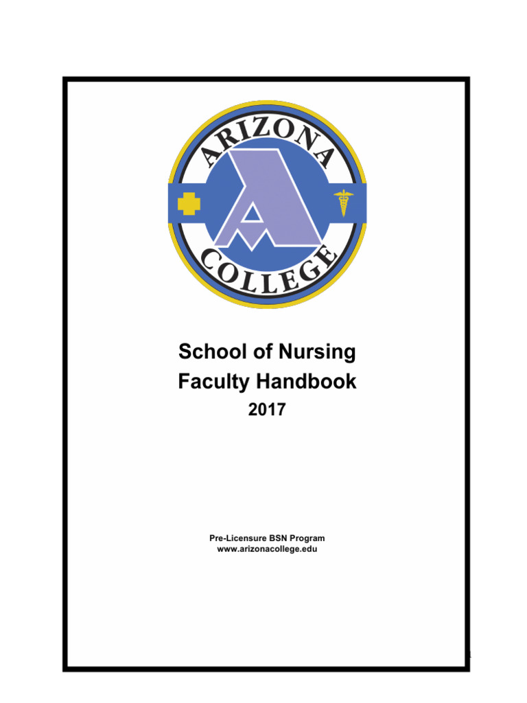Nursing Faculty Handbook 2017 Guide | PDF | Vaccines | Nursing