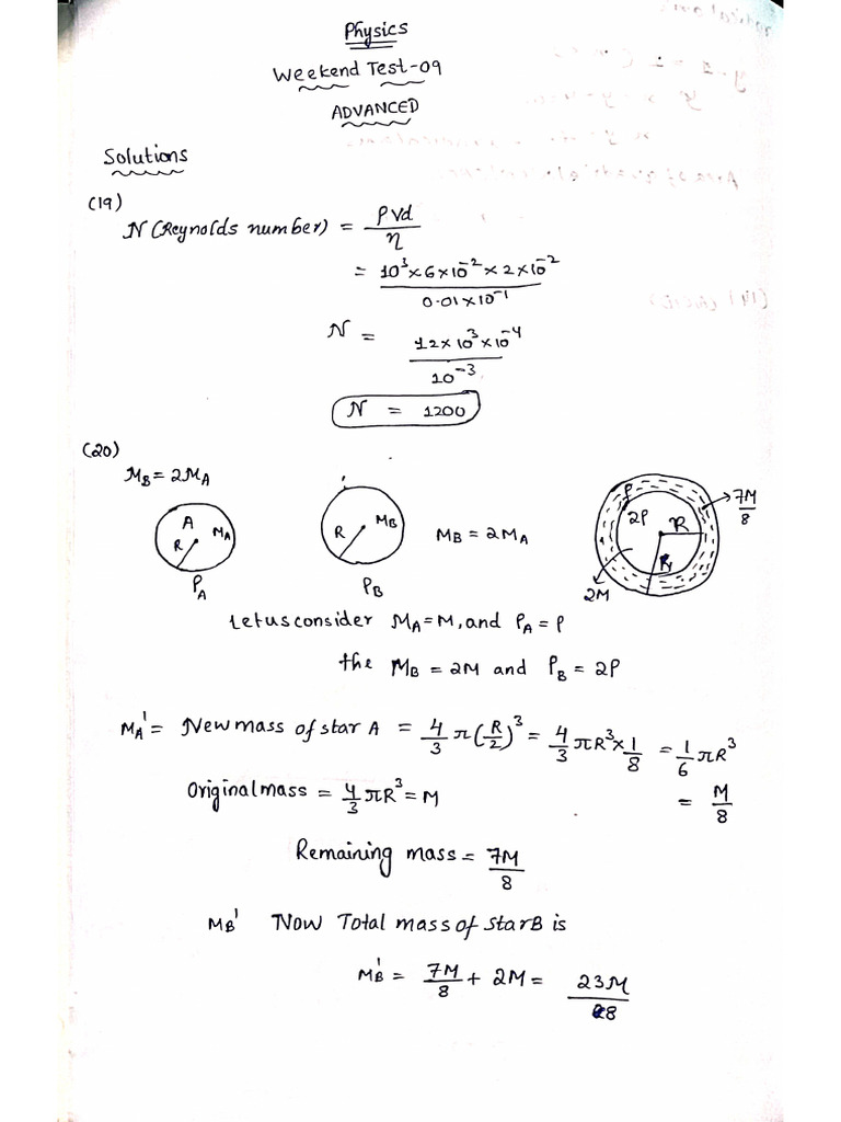 Physics WT 09 ADV Error Finding. | PDF
