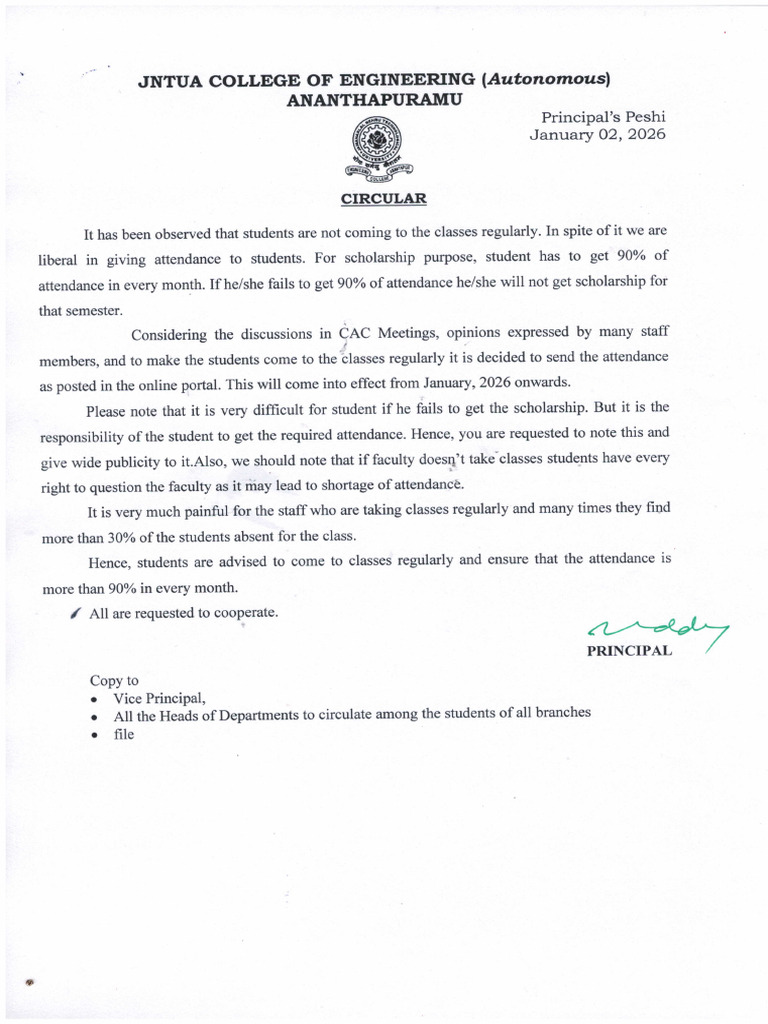 Students Circular | PDF