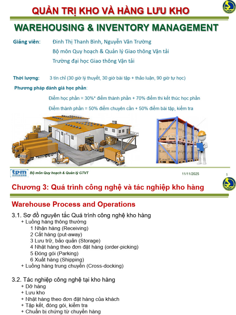 Ch3 Warehouse Operations | PDF