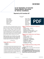 207.3R-94 Practices for Evaluation of Concrete in Existing Massive Structures for Service Conditions