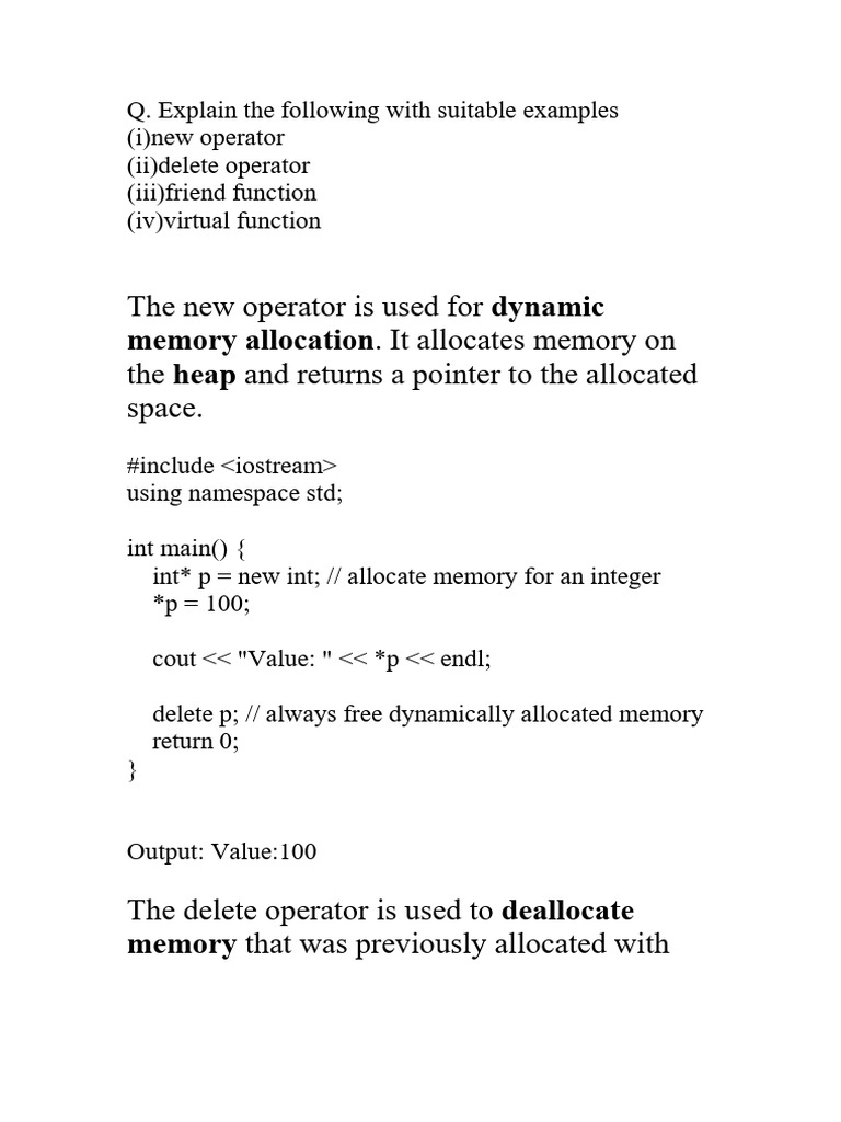 C++ Memory and Function Concepts Explained | PDF