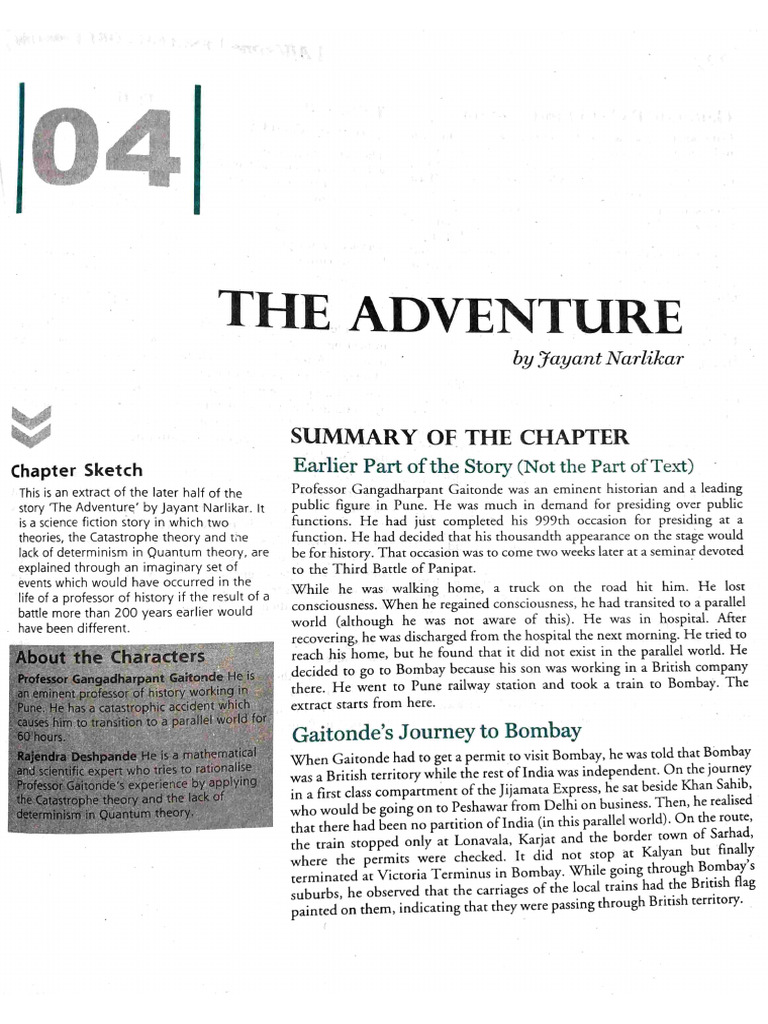 The Adventure | PDF