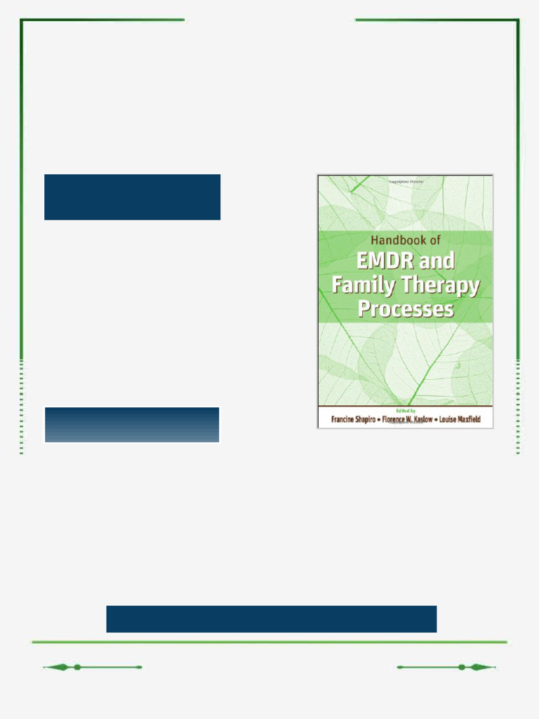 Handbook of EMDR and family therapy processes 1st Edition Francine ...