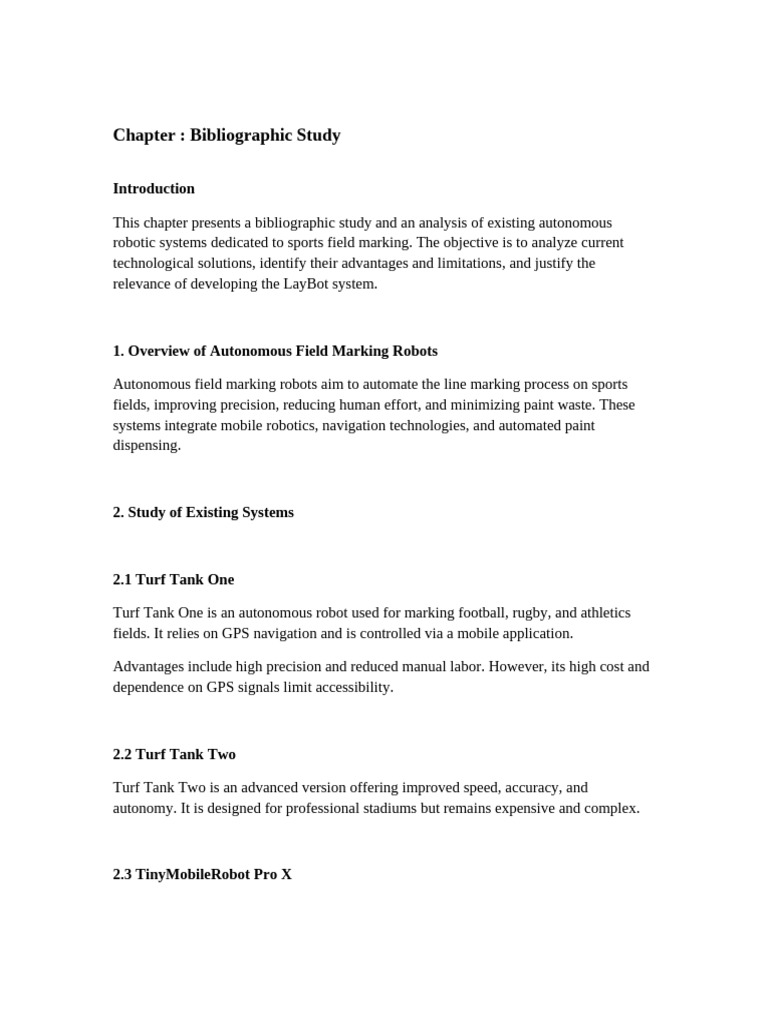 Chapter Bibliographic Study LayBot | PDF