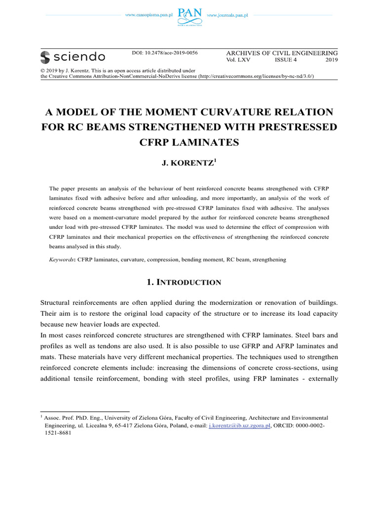 A Model of The Moment | PDF | Beam (Structure) | Bending
