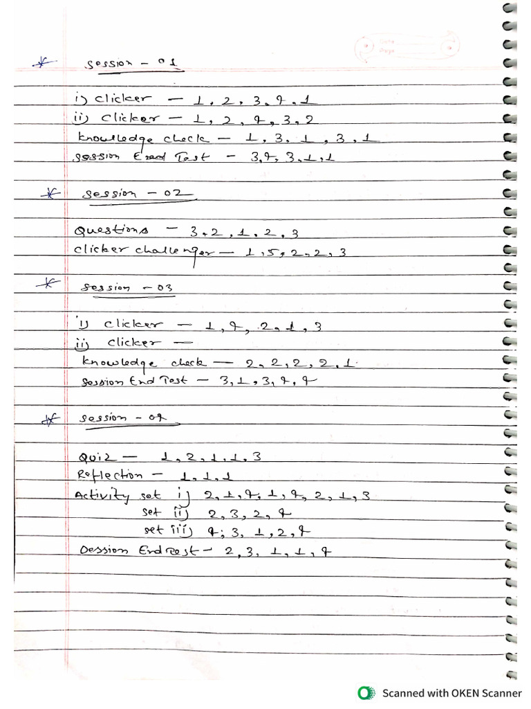Era Clicker Answer | PDF