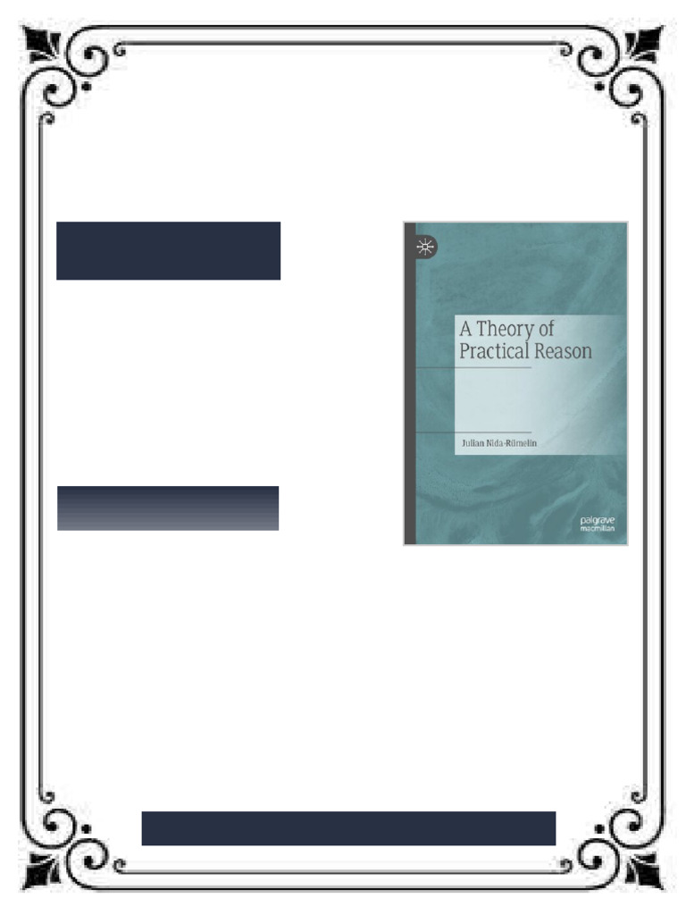 A Theory of Practical Reason Julian Nida-Rümelin ebook reader ready ...
