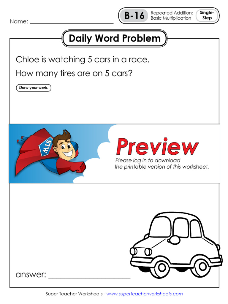 Daily Word Problem b16 20 | PDF | Mathematics