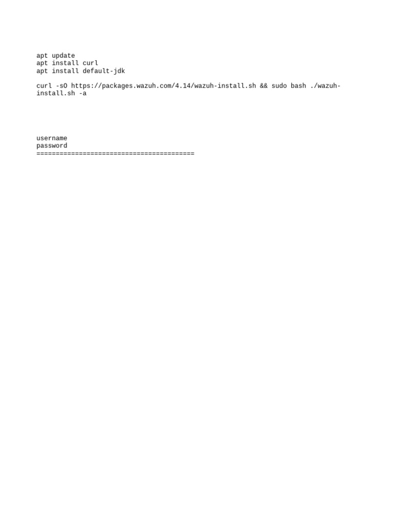 Wazuh Installation Guide for Ubuntu | PDF