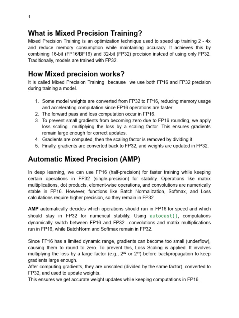 Mixed precision | PDF | Applied Mathematics | Computer Engineering