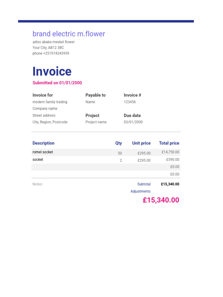 Invoice | PDF