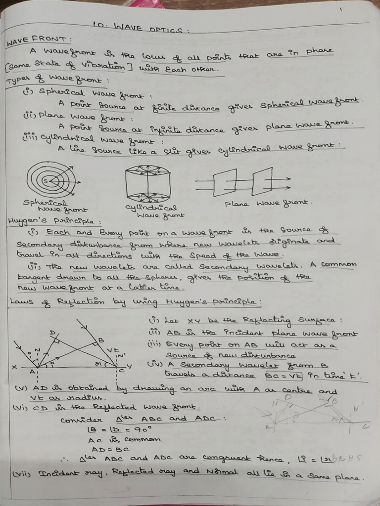 10 Wave Optics | PDF