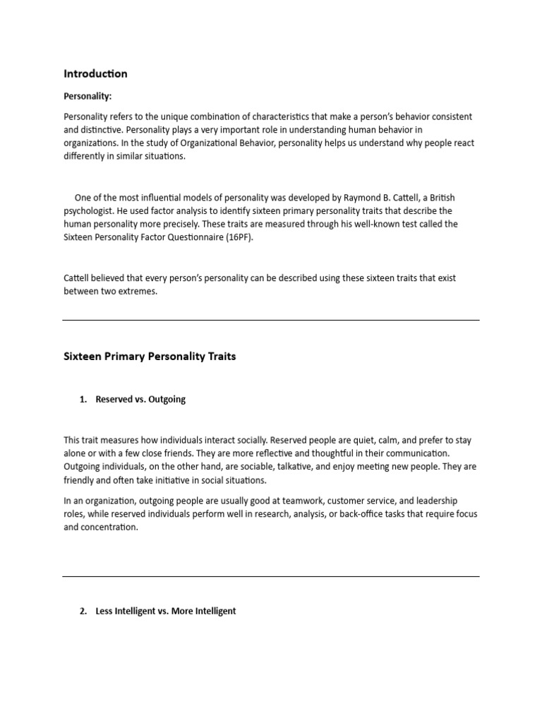 OB Assignment | PDF | Psychological Concepts | Behavioural Sciences