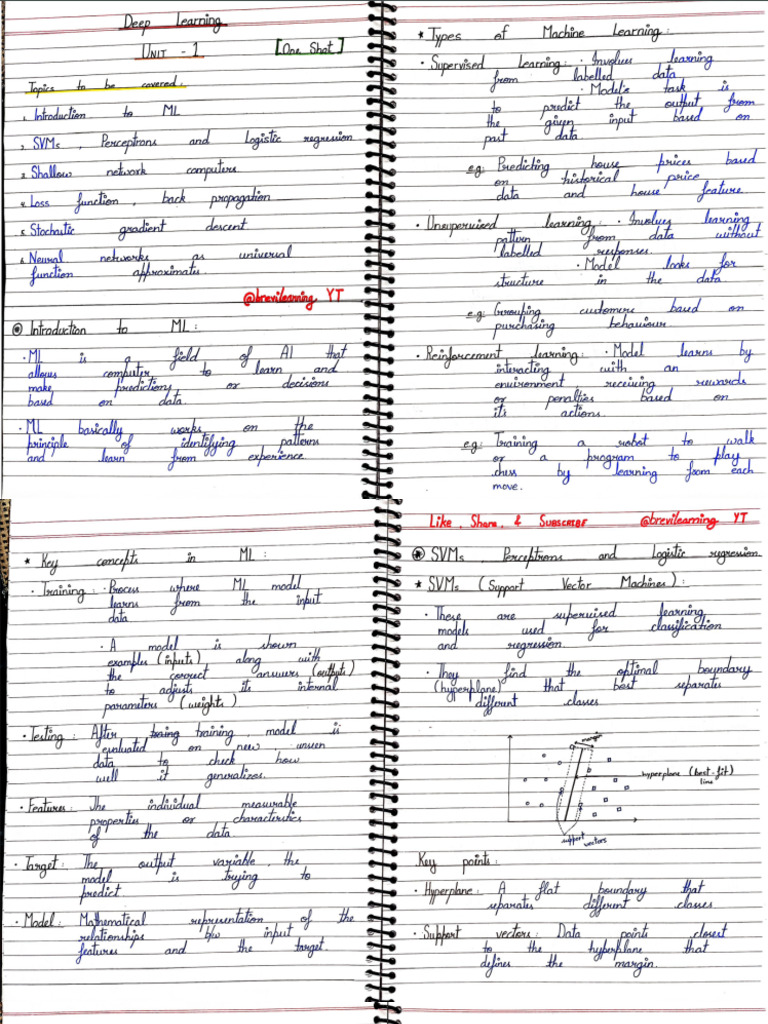 DL Notes | PDF