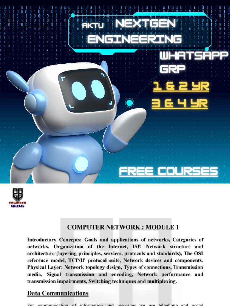 Engineer Being Computer Network | PDF