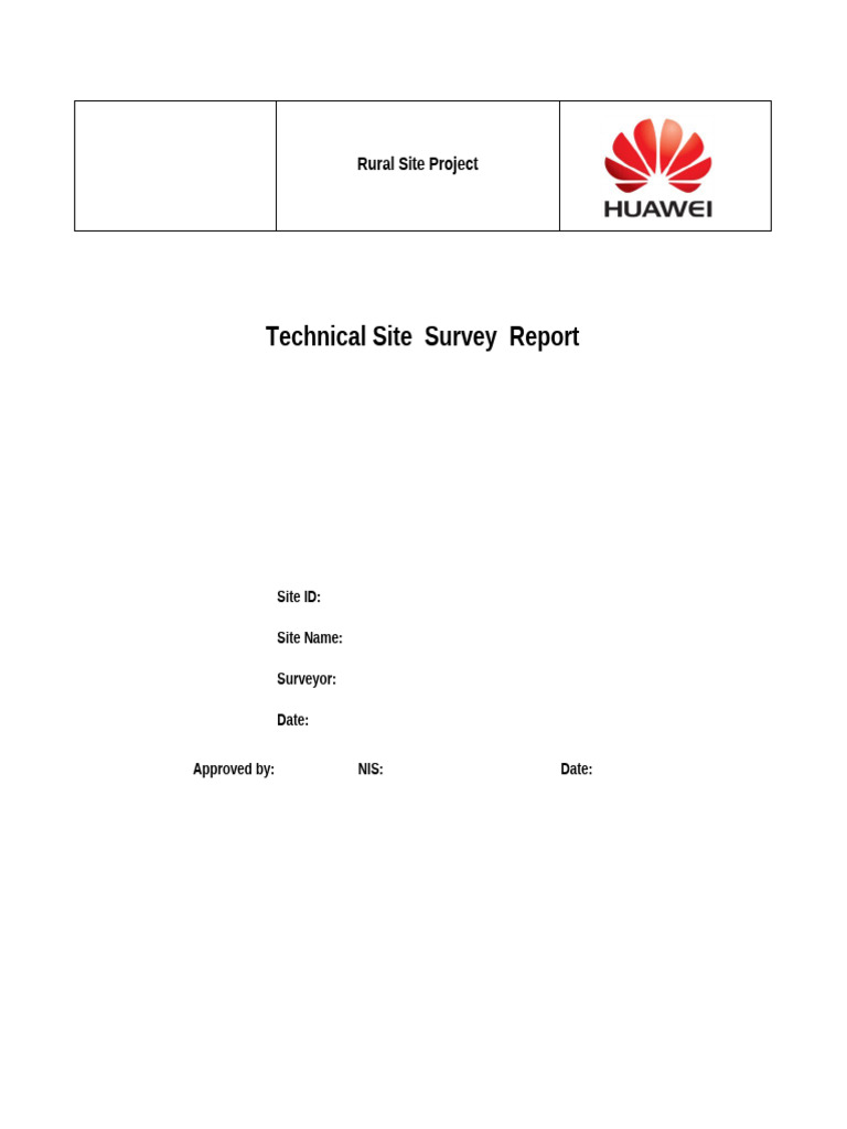 4m Tower Site Survey Template-Capture Site | PDF | Surveying