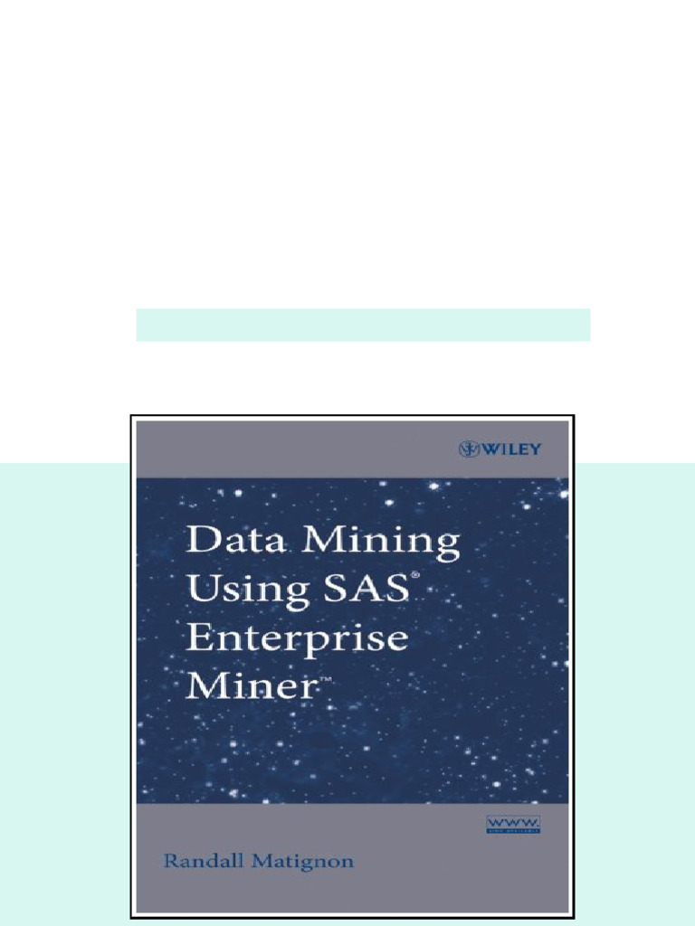 (Ebook) Data Mining Using SAS Enterprise Miner (Wiley Series in ...