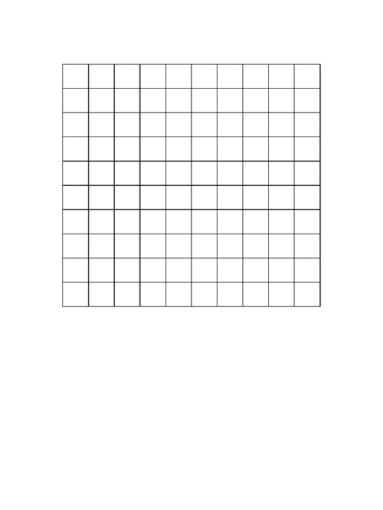 Numbers 1-1000 Practice Grid | PDF