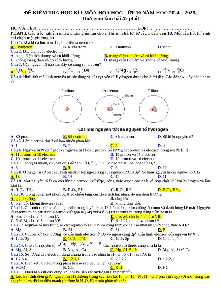 De KT HK 1 Chan | PDF