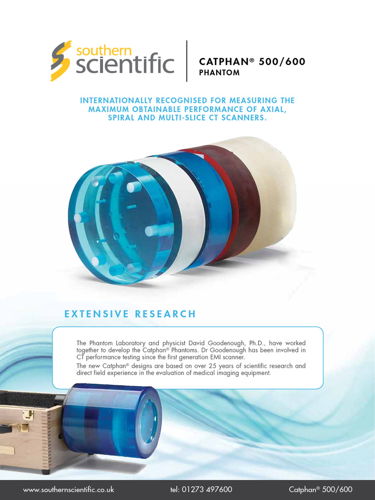 SSL_Catphan 600 Datasheet.1438855766 | PDF | Ct Scan | Sphere