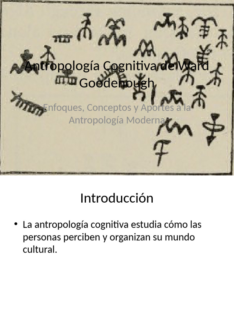 Antropología Cognitiva de Goodenough | PDF | Cognición | Sicología