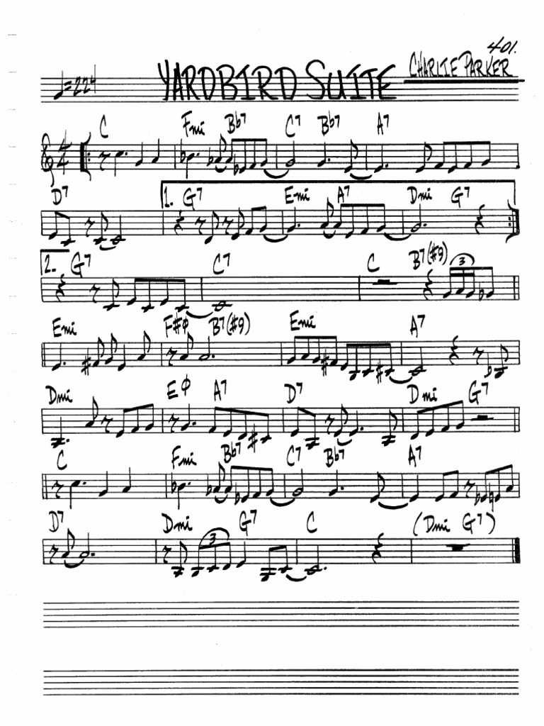 Yardbird Suite | PDF