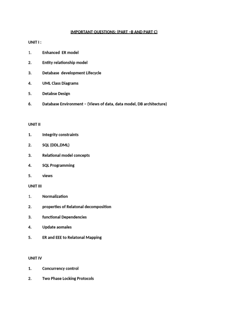 Comprehensive Database Concepts Guide | PDF