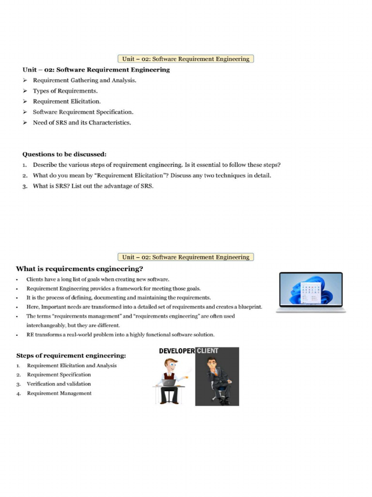 Software Engineering Unit-2 | PDF