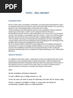 Download Hill Resort Synopsis by Priyanka Netha SN97553252 doc pdf