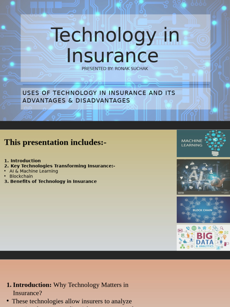 Technology's Impact on Insurance | PDF