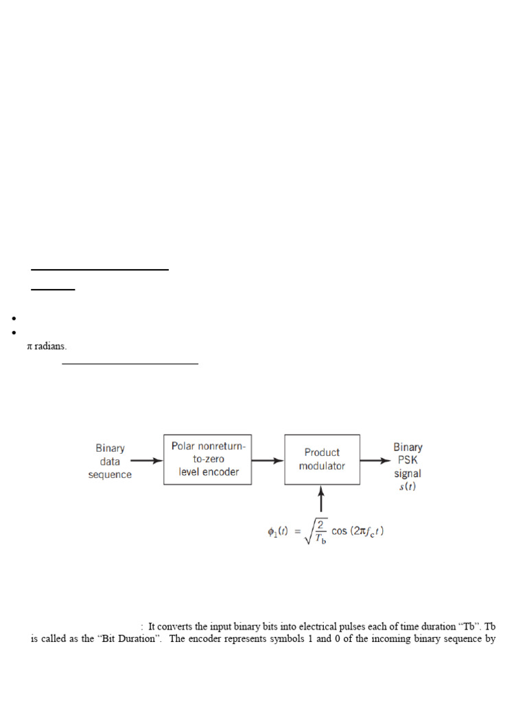 BPSK Digital Modulation Techniques Guide | PDF | Computer Data ...