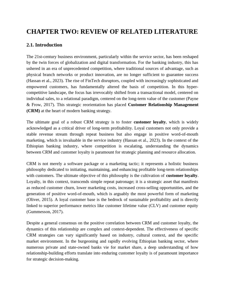 CHAPTER TWO | PDF | Customer Relationship Management | Marketing