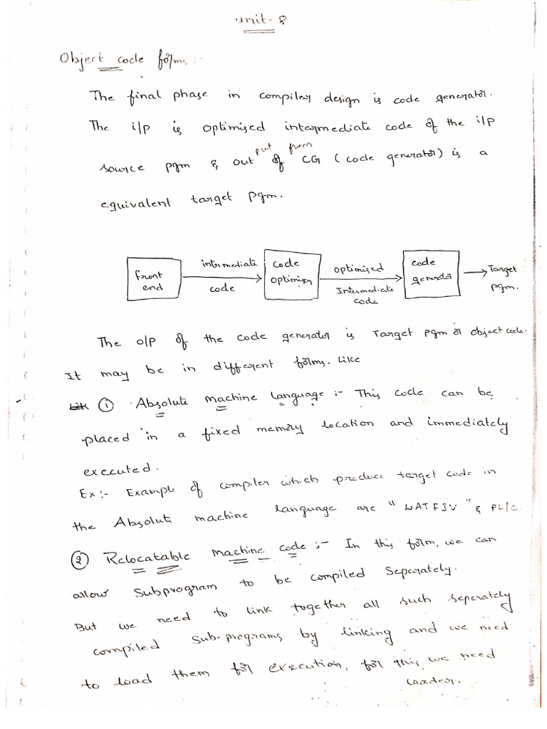 Unit 4 Part 2 Code Gen (3) | PDF