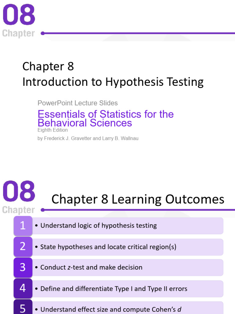 Hypothesis Testing in Statistics Essentials | PDF | Type I And Type Ii ...
