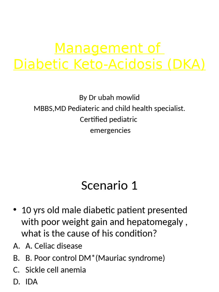 Diabetic Ketoacidosis Management Guide | PDF | Diabetes | Human ...