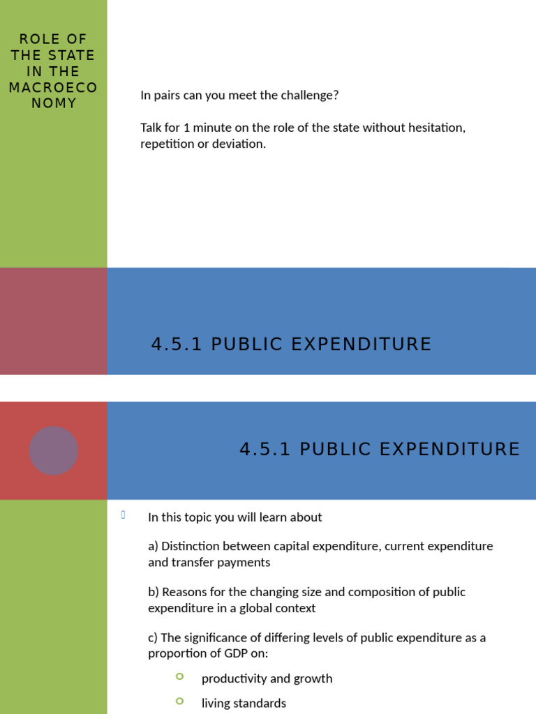 Understanding Public Expenditure Dynamics | PDF | Government Spending ...