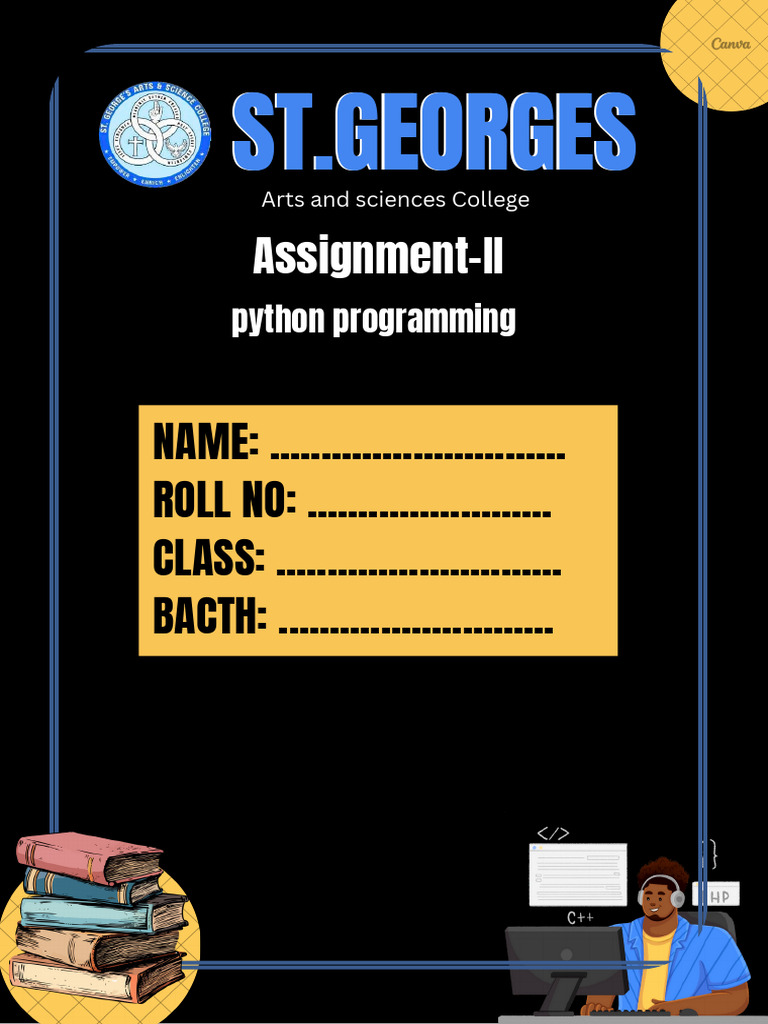 Python Programming Assignment II | PDF