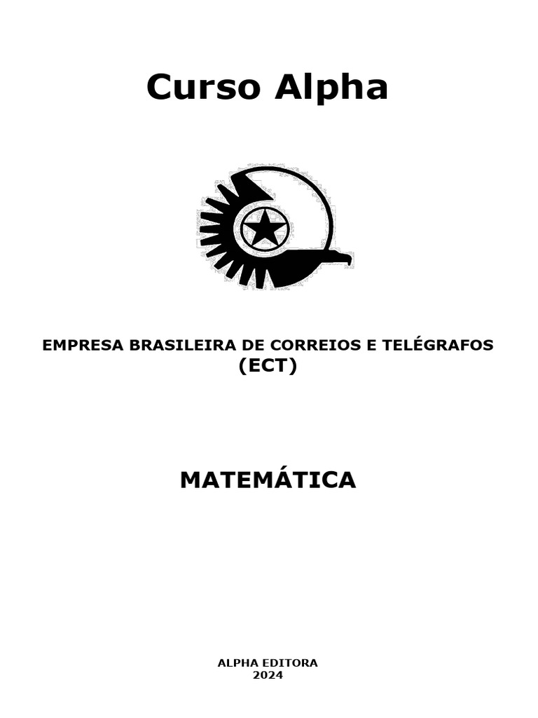 Curso Alpha: Matemática para ECT | PDF | Equações | Números
