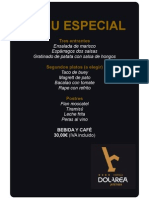 Dolarea Menu Especial