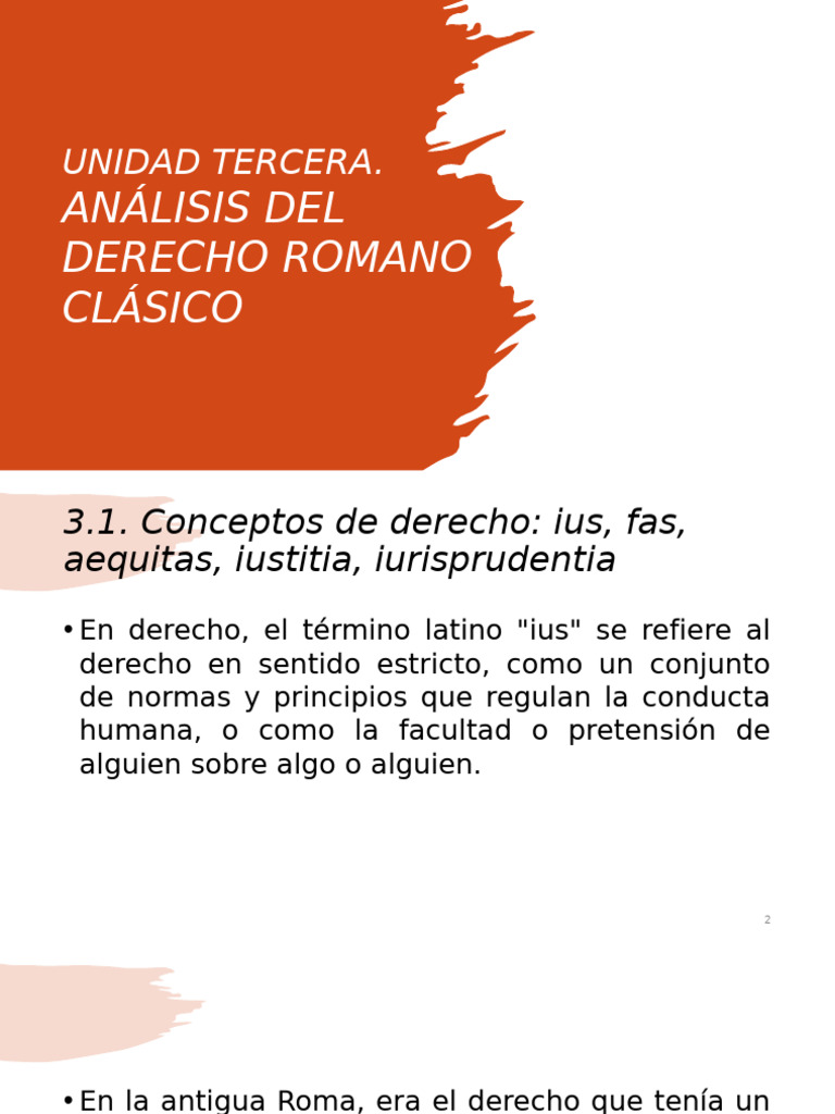 Análisis del Derecho Romano Clásico | PDF | Justicia | Crimen y violencia