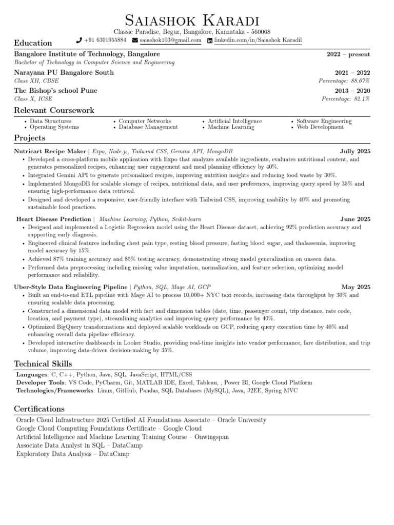 Sai Ashok Resume | PDF | Cloud Computing | Sql